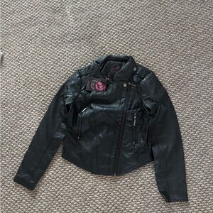 Dollhouse Black Faux Leather Outerwear